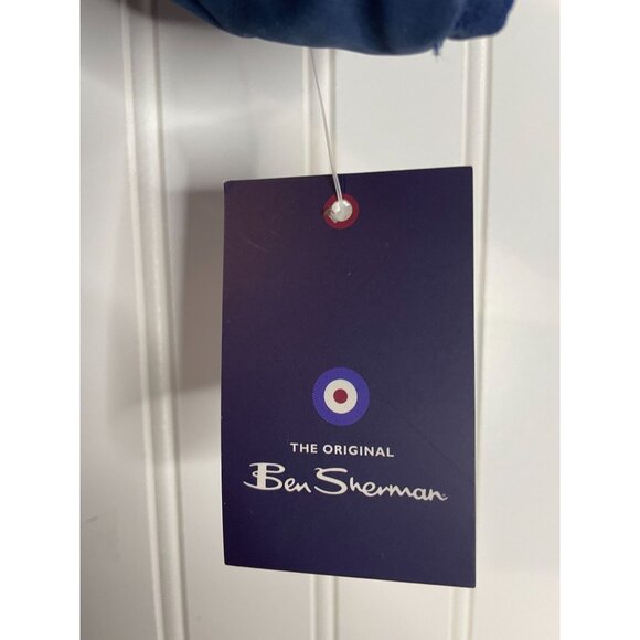 Ben Sherman Baby Boys Hooded Puffer Jacket 3/6 Months Blue & Gray Polyester - Picture 11 of 11